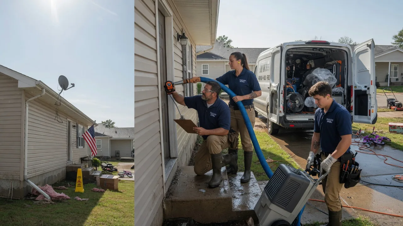 Ceiling Water Damage Restoration in Houlton, ME near me